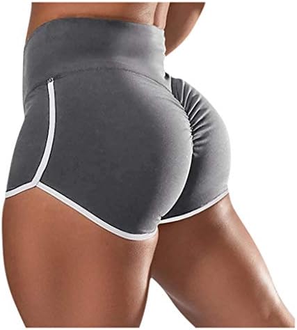 ILUGU SLIP Bike Workout Capris Compressão shorts de ioga para mulheres calças