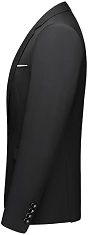 Jaqueta masculina de traje blazer casual fit blazer um botão leve esporte leve vestido formal traje de negócios diário