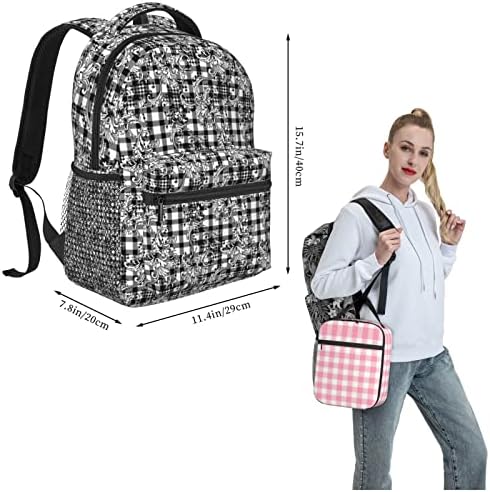 DamnGud Backpack School Bag3pcs ， lancheira personalizada ， sacolas personalizadas ， adequado para DIY ， Personalize Nome Tote Bags