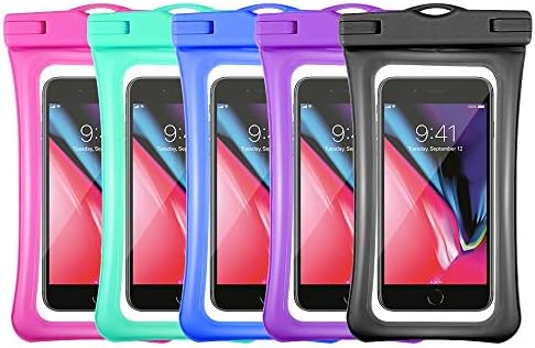 Bolsa à prova d'água do telefone celular Eccris para Samsung Galaxy S23 Ultra, S23 Plus, S23, S22 Ultra, S22 Plus, S22, S21 Fe, S20 Fe, S21 Ultra, S21 Plus, S21 Pink