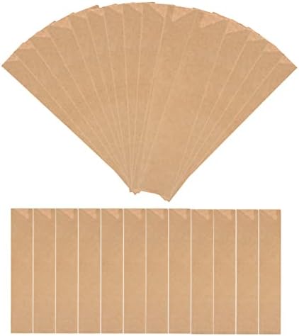 Mangas de talheres de cabilock 200pcs bolsas de pauzinhos descartáveis ​​manga Kraft de papel de mesa de papel de