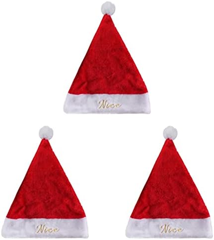 Chapéu de natal bordado não drenado decorar um boné de natal adulto de festa compatível com o natal