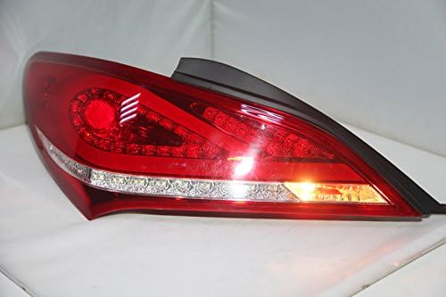 Genérico para lanternas traseiras Hyundai para a lâmpada traseira de faixa de gênese cupê led 2009-2011 ano vermelho wh
