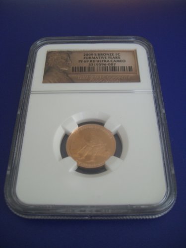 2009 S 4PC Bronze Proof Lincoln Cent Set NGC PF 69 Ultra Cameo Quatro moedas