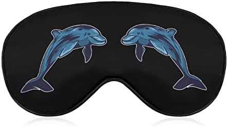 Fofo golfinho salto máscara ocular sono vendimento com blocos de cinta ajustável Blinder leve para viajar Sleeping Sleeping Yoga Nap