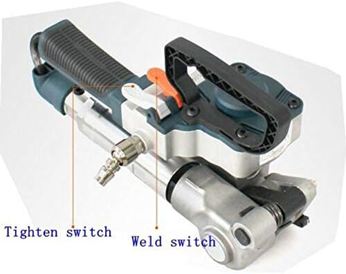 WellVeus Handheld Pneumatic Strapping Baler Machine Banding Banding Ferramentas de embalagem