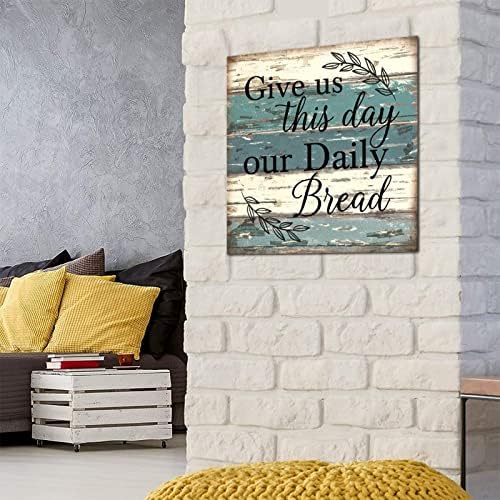 Country Style Rustic Wood Sign citações inspiradoras nos dão hoje em dia nossa placa de madeira pendurada na parede diária de pão