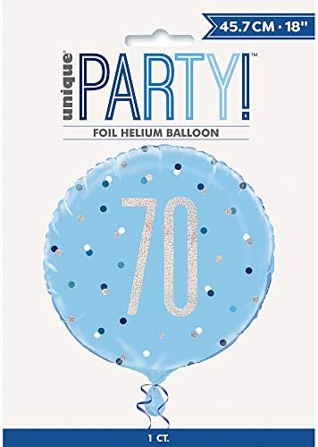 Único 83399 Polka Dots 40th Birthday Latex Balloons, 12 |