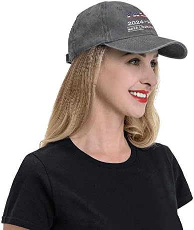 Chapéu 2024 O retorno - Faça os liberais chorar novamente chapéus vintage boné de beisebol maga de algodão maga preto