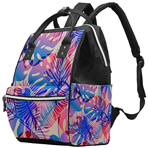 Cogumelos em profunda floresta escura Fantasia natureza tema Terra Caminho místico Imagem de fraldas bolsas de mochila mamãe mamãe de grande capacidade Bolsa de enfermagem de bolsa de enfermagem para cuidados com o bebê