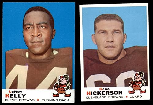 1969 Topps Cleveland Browns Team Set Cleveland Browns-Fb NM Browns-FB