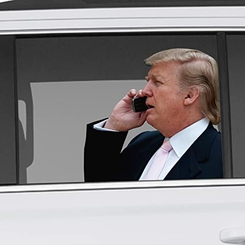 Donald Trump Perforou o decalque da janela do carro - imagem realista - qualidade comercial