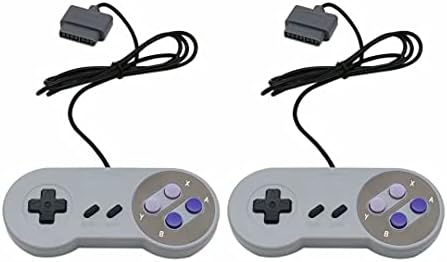 XspeedOnline 2X Remote Controller Video Game Pad para Super Nintendo SNES System