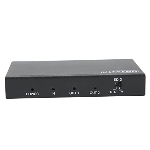 Shanrya hd mídia interface divisor, plug sem perdas e reproduza 100240v 1 em 2 out switcher for tv for game console