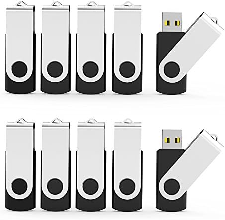 Caso de 100, Aiibe 32 GB USB 3.0 Flash Drive Drive Drive Swivel U Memória do disco Stick unidades USB com luz LED