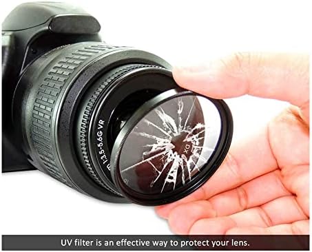 Filtro UV de lente da câmera básica Filtro UV de 49 mm de proteção ultra-violet de proteção ultra-slim para Samyang AF 24mm f/2,8 Fe lente, Samyang AF 35mm f/2,8 Fe lente