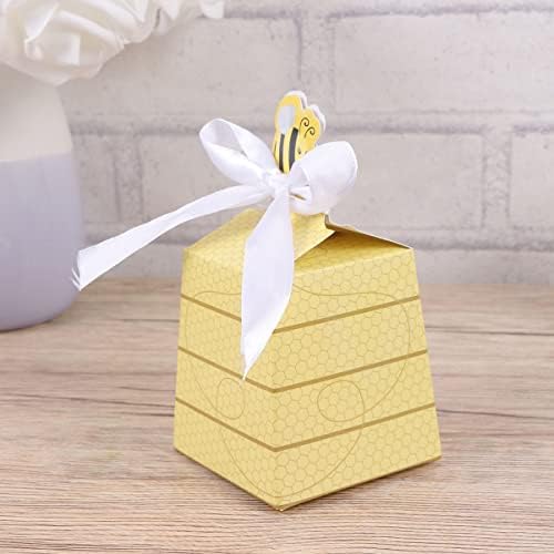 Favorias de casamento de Toyvian Favors de casamento Favores de casamento 50pcs estilo europeu Copo de mel copo Caixa