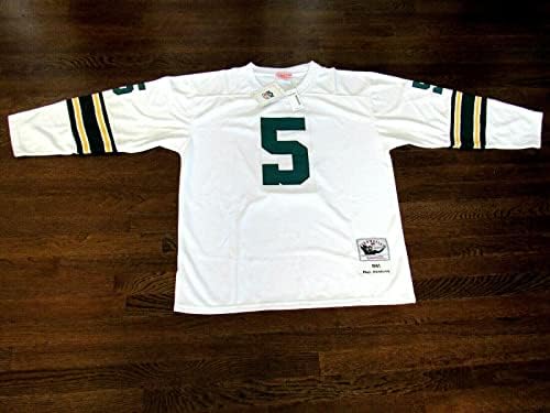 Paul Hornung Hof 86 Green Bay Packers assinou o Auto 61 Mitchell & Ness Jersey JSA - camisas autografadas da NFL