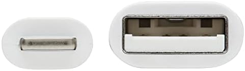 Tripp Lite Safe-it USB-A para o cabo da carga de raios, cabo de proteção hospitalar, certificado MFI, branco, 3,3 pés / 1 metro, garantia