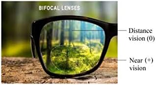 Óculos de leitura de estilo de vida Amar bifocal +1.25 metal retangular 52 mm preto unisex_alacfrpr5117