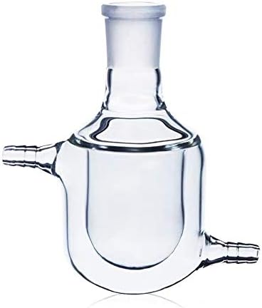 Laboratory Jacketed Glass Double Cayer Flask Reactor Botty Beaker