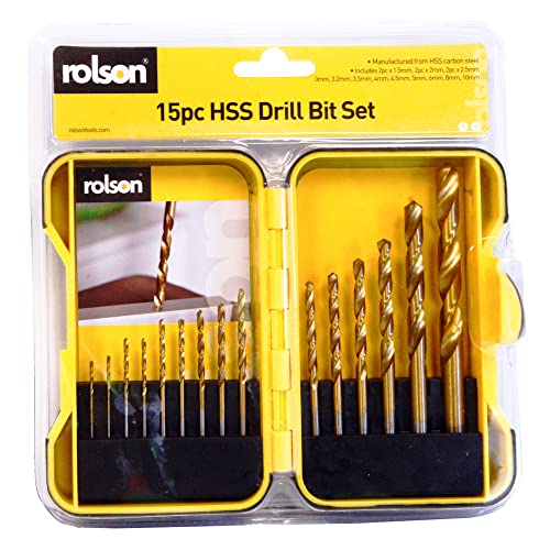 Rolson 48704 HSS Drill Set - 15 peças de Rolson