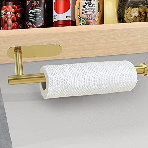 Suporte de papel higiênico autônoma auto-adesivo- suporte de papel higiênico auto-higiênico para toalha de banheiro e cozinha, ambos disponíveis para adesivo e parafusos Sus-304 aço inoxidável
