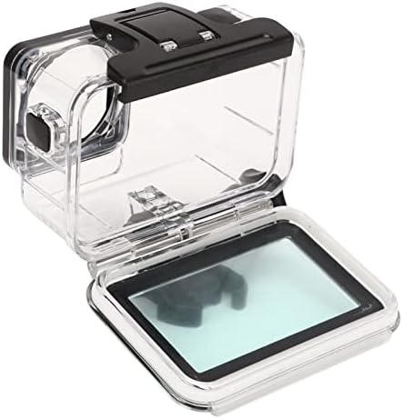 Câmera de mergulho Casca impermeável, alta transmitância de transmitância de luz Anodizando tampa traseira tocável Câmar de câmera subaquática à prova d'água para fotografar