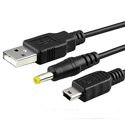 Soluções do Sr. Gadget 2 em 1 USB Transferência de dados carregando cabo de chumbo de cabos para PSP 1000 2000 3000