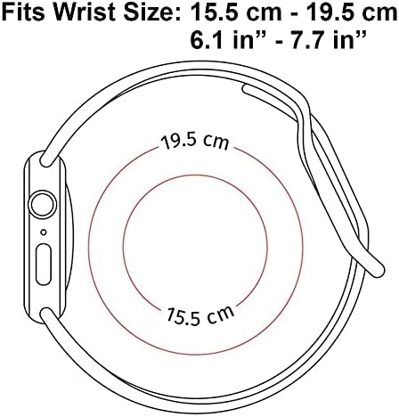 Ikiki-Tech Compatível com Apple Watch Band 42mm 44mm 45mm 49mm Substituição Silicone Soft Sports Bracelet para Iwatch Series 8