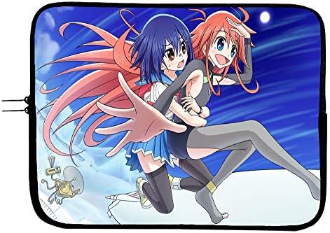 Flip Flappers Anime Laptop Saco de manga de 15 polegadas de 15 polegadas - Proteja seus dispositivos em grande estilo com este laptop de bolsa de computadores de anime e manga de tablet