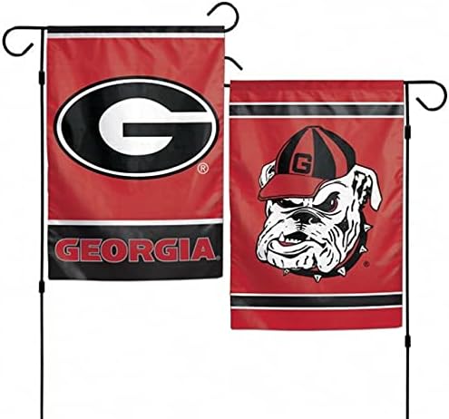 WinCraft, NCAA Georgia Bulldogs Garden Flag, 12,5 x18, 2 lados, cor de equipe