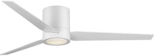 Iluminação de progresso P2588-2830K Braden meados do século Moderno Integrado Integrado Ventilador de teto interno Cetin White