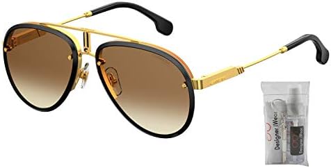 Carrera Glory Aviator Sunglasses para homens para mulheres + pacote com designer Iwear Kit de cuidados com os óculos de cortesia