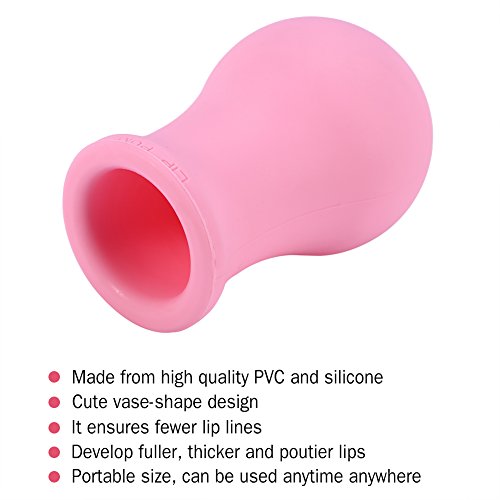 Plumper labial de silicone, Ferramenta de beleza em forma de lábio em forma de vaso em forma de vasia