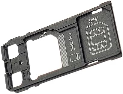 VIESUP para Sony Xperia 5 SIM Card Micro SD Bandejas de cartão Substituição com ferramentas removidas [1 pacote]