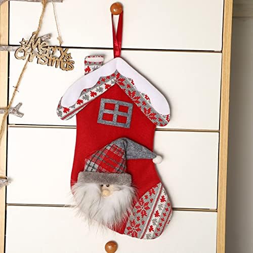 Acessórios para bolsas de doce de estoque europeias de estilo de Natal pequenos presentes para presente de pingente decorativo de pendente de parede decorativa de parede para quarto para quarto
