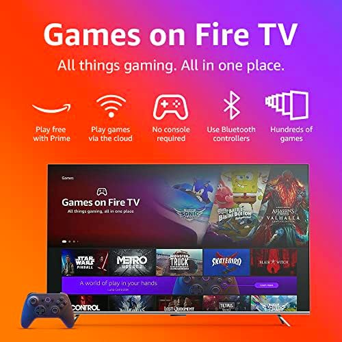Fire TV Gaming Pacote, incluindo Fire TV Stick 4K e Luna Controller