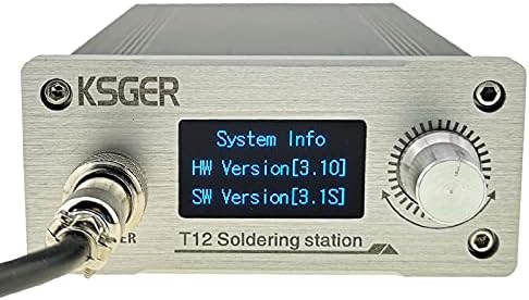 Estação de solda Ksger T12 STM32 V3.1S OLED Display Controlador eletrônico CNC Alumínio da caixa de alumínio Diy Aluminum