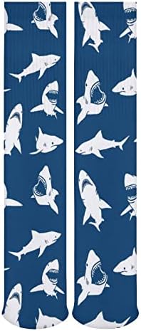 Happy Ocean Shark Sports Meias quentes meias de tubo