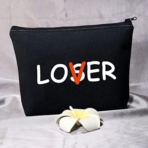 BDPWSS Horror Movie Inspired Gift Horror Movie Makeup Bag para fãs de filmes de terror The Losers Club Inspirou Gifts Loser Lover Cosmetic Bag