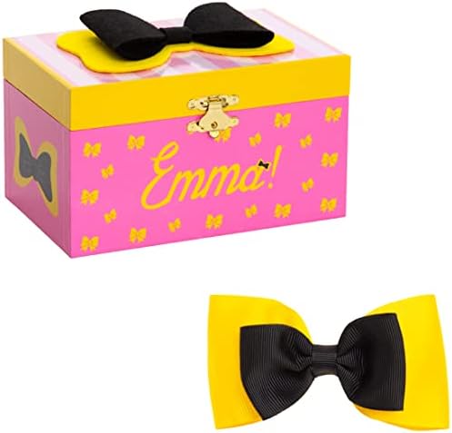 Mighty Mojo The Wiggles Emma Jewelry Box - Vem com arco de cabelo vestível - Presente para fãs de Wiggles - Música