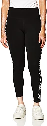 Calvin Klein Premium Performance Premium Desempenho Double Banda de Banda de Legging de Merfação