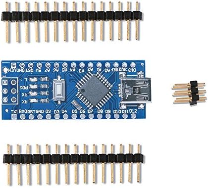 Elegoo nano placa cap 340/atatega+328p sem cabo USB, compatível com arduino nano v3.0