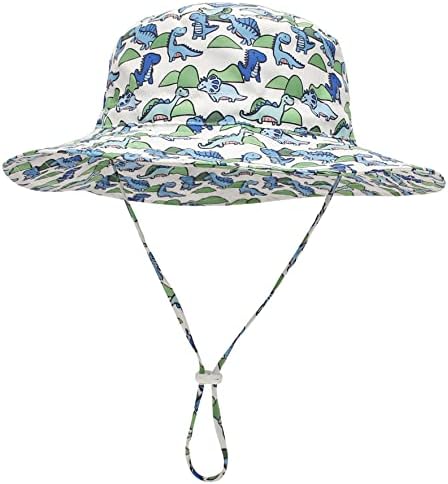 Baby Sun Hat Upf 50+ Sun Protetive Criança Capfete de Balde Capsorias Crianças de Praia Brim Brim Brim Play Chapéu Para
