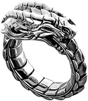 Anel de presente, forma de pavão dragão anéis
