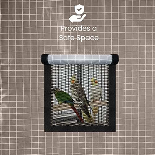 Knuti Universal Bird Cage Capa Good Night Blackout 51 x 38 x 23,5 polegada fina e leve, gaiolas de animais pequenos cobrem um protetor durável removível