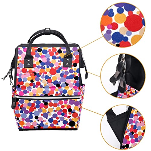 Mochila abstrata de fundo abstrato colorido de fraldas Backpack Mummy Mumm