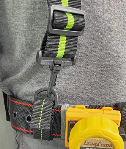 Lzdrason Tool Belt Suspenders, suspensórios para cinto de ferramentas, suspensórios de correia de ferramentas acolchoados