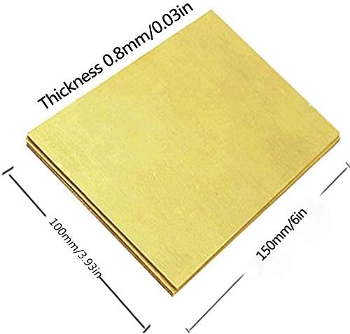 Yiwango Brass Folha de espessura 0,03 , 4 x6 amplamente usada no desenvolvimento de produtos metalworking nova ferramenta folha